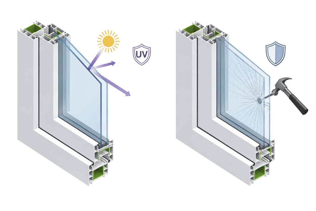 Glass and Energy Efficiency Options: UV and Security Film