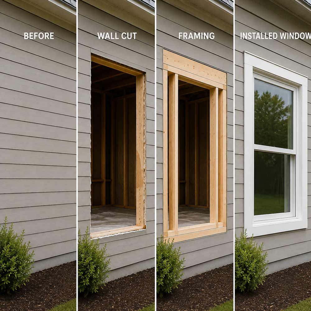 What Is Included in the Window Cut Out Cost?