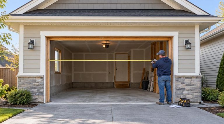 How to Measure a Garage Door Opening