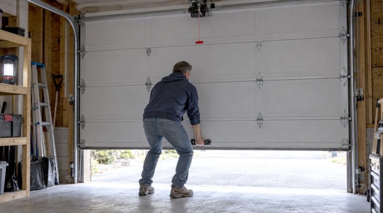 How to Open a Garage Door During a Power Outage